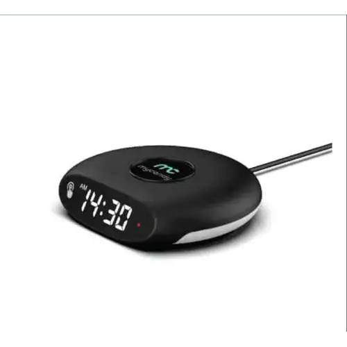 Mycandy 4-in-1 Wireless Charger with Alarm Clock, Phone Stand, Night Light & Fast Charging – Ultimate All-in-One Desk Organize