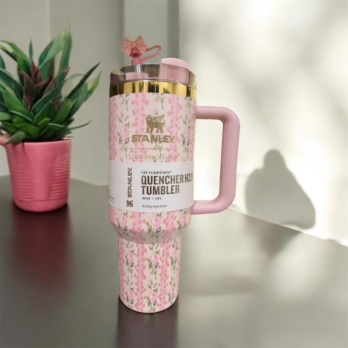 Stanley x Olivia Rodrigo Flowstate Quencher 40oz Tumbler refillable travel mug