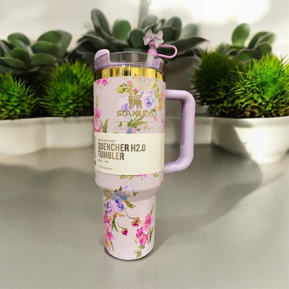 Stanley x Olivia Rodrigo Flowstate Quencher 40oz Tumbler refillable travel mug